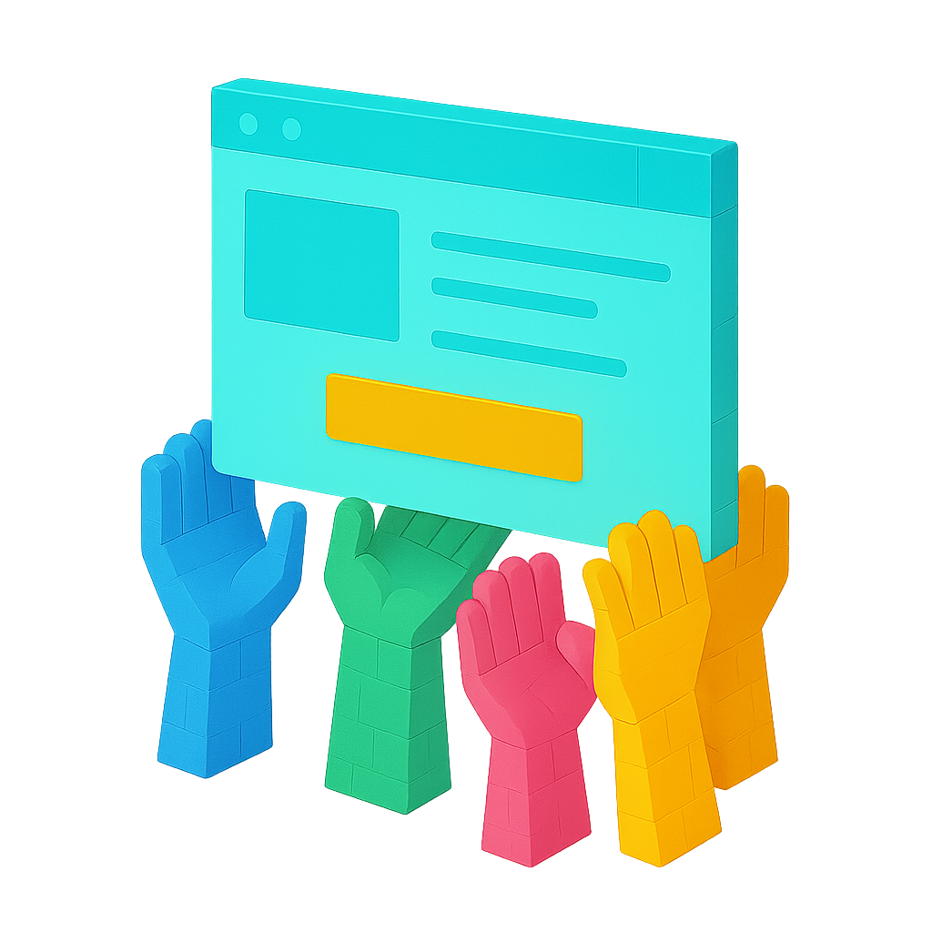 Non Profit Design Support illustration